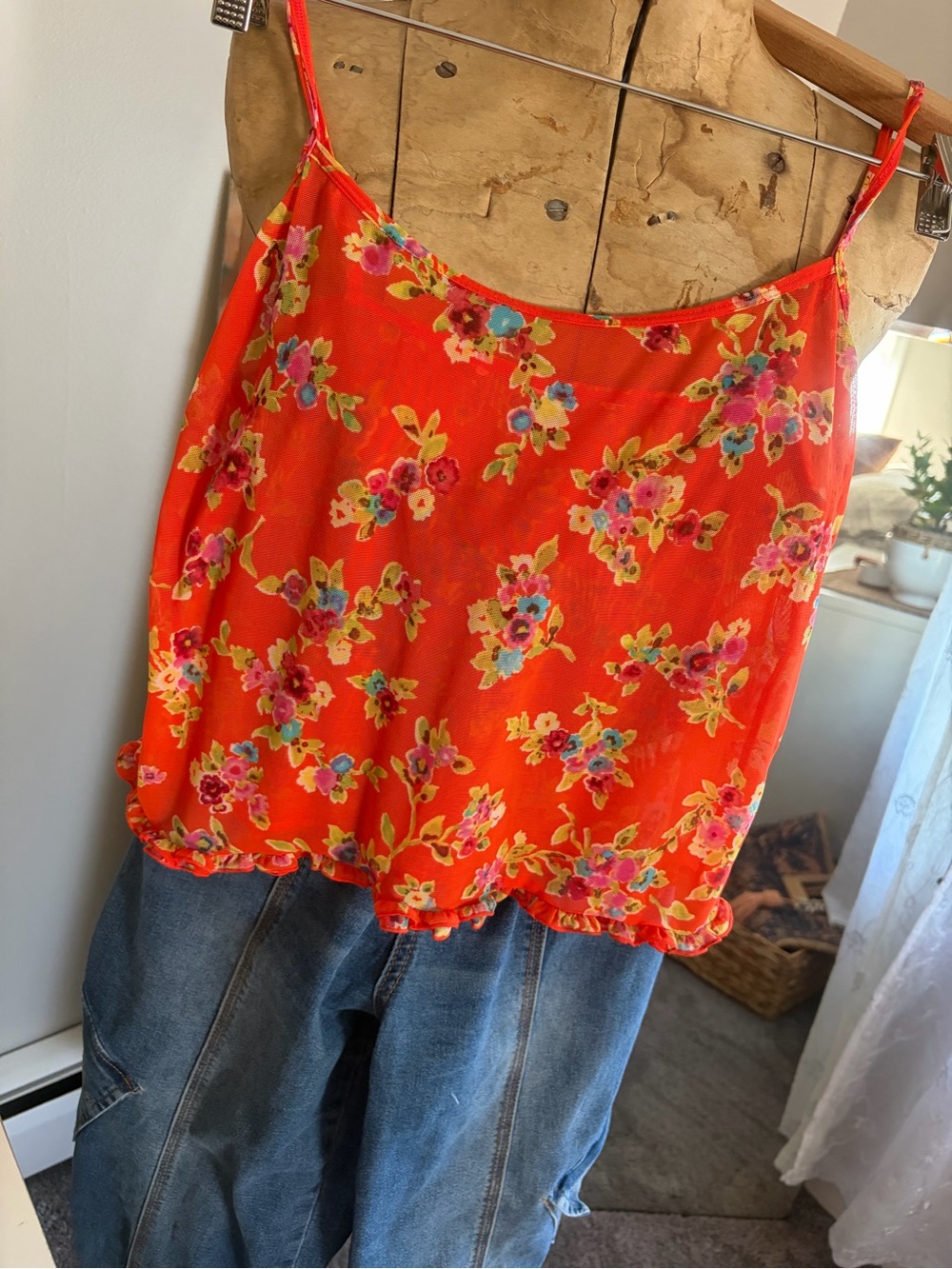 Sheer Floral Cami